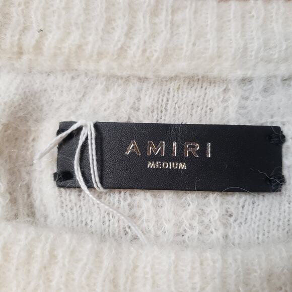 Amiri Oversized Wool Cashmere cream sweater size medium - Picture 4 of 5